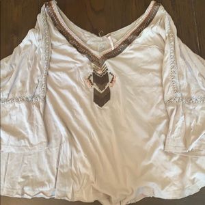 Beaded free people top